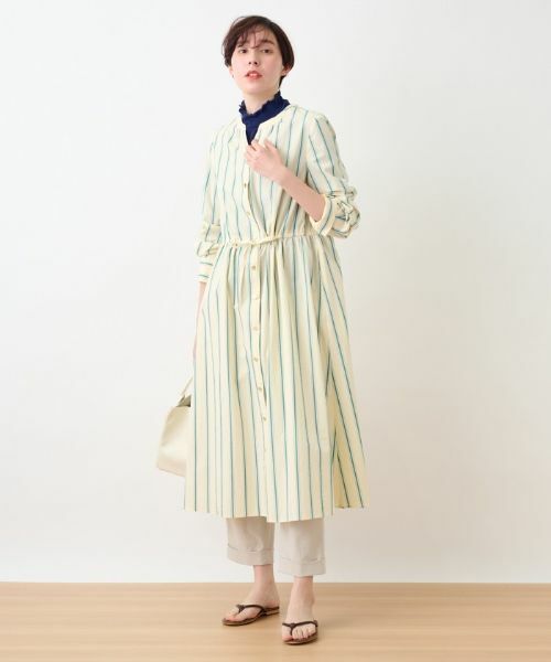 CARA O CRUZ / キャラ・オ・クルス ドレス | 洗える ストライプワンピース | 詳細17