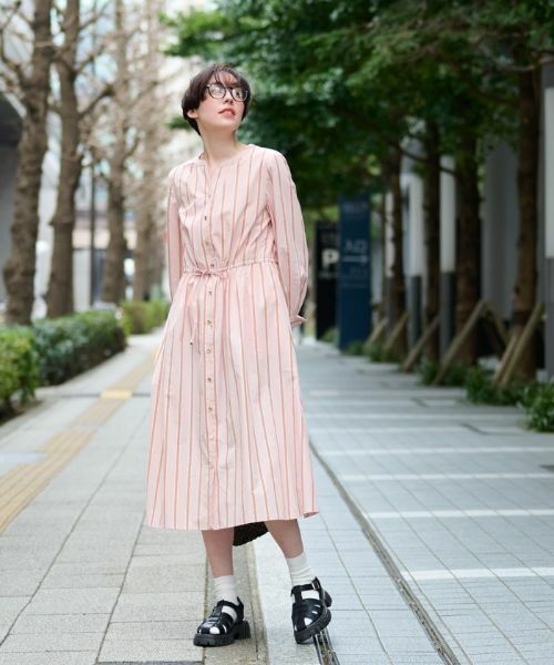 CARA O CRUZ / キャラ・オ・クルス ドレス | 洗える ストライプワンピース | 詳細2