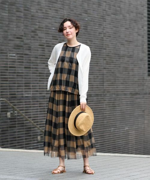 CARA O CRUZ / キャラ・オ・クルス カーディガン・ボレロ | 麻とニットの異素材MIXジャケット | 詳細1