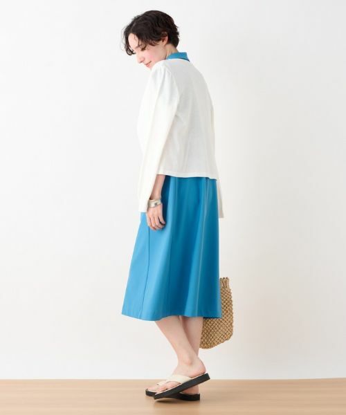 CARA O CRUZ / キャラ・オ・クルス カーディガン・ボレロ | 麻とニットの異素材MIXジャケット | 詳細20