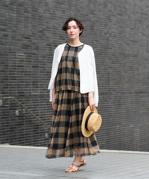 CARA O CRUZ / キャラ・オ・クルス カーディガン・ボレロ | 麻とニットの異素材MIXジャケット | 詳細5