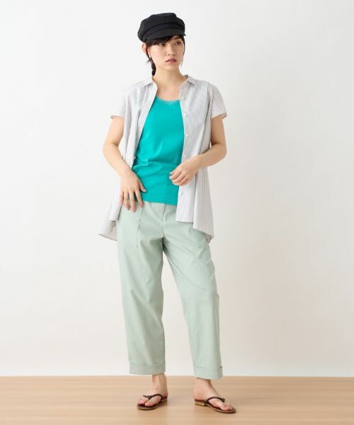 CARA O CRUZ / キャラ・オ・クルス キャミソール・チューブトップ | 洗える チュール使いのタンクトップ | 詳細10