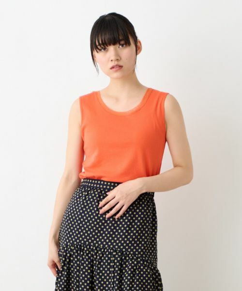 CARA O CRUZ / キャラ・オ・クルス キャミソール・チューブトップ | 洗える チュール使いのタンクトップ | 詳細5