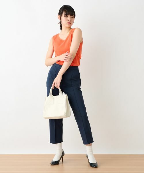 CARA O CRUZ / キャラ・オ・クルス キャミソール・チューブトップ | 洗える チュール使いのタンクトップ | 詳細7