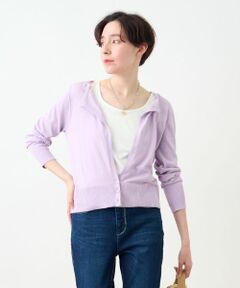 CARA O CRUZ / キャラ・オ・クルス カーディガン・ボレロ | パール調ボタンカーディガン