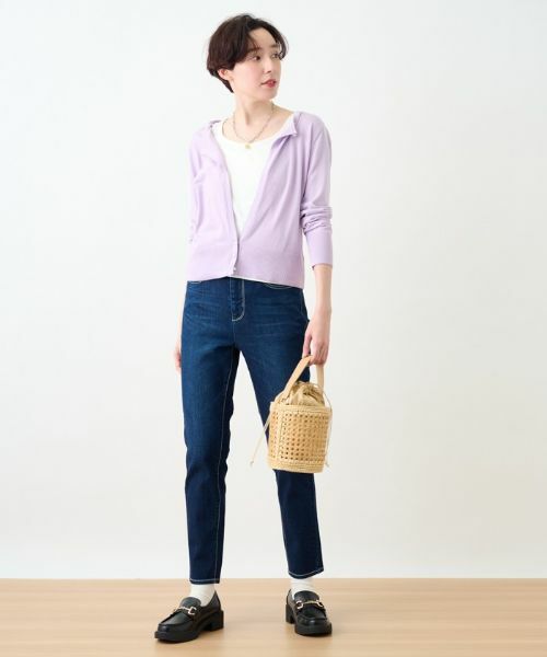 CARA O CRUZ / キャラ・オ・クルス カーディガン・ボレロ | パール調ボタンカーディガン | 詳細11