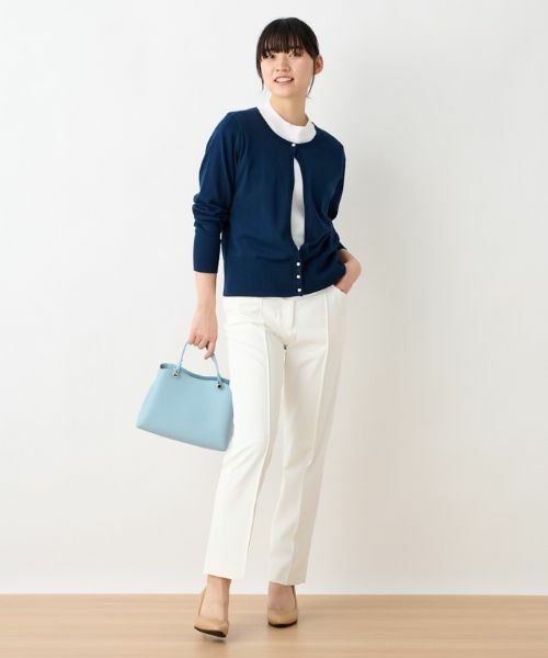 CARA O CRUZ / キャラ・オ・クルス カーディガン・ボレロ | パール調ボタンカーディガン | 詳細2