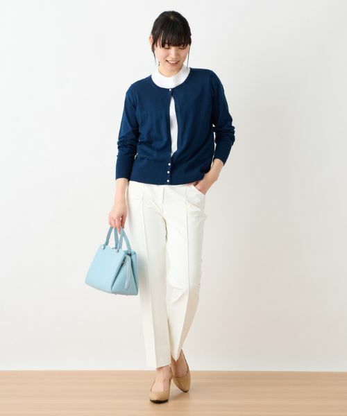 CARA O CRUZ / キャラ・オ・クルス カーディガン・ボレロ | パール調ボタンカーディガン | 詳細3