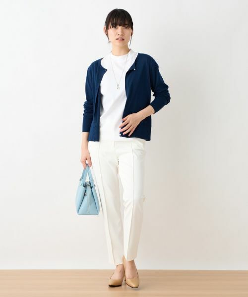 CARA O CRUZ / キャラ・オ・クルス カーディガン・ボレロ | パール調ボタンカーディガン | 詳細6