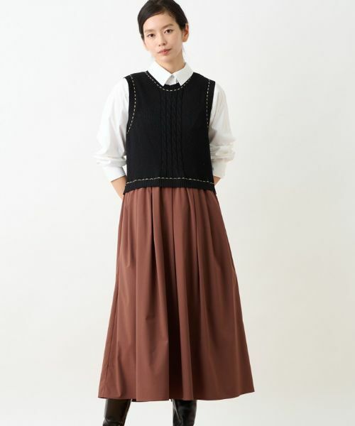 CARA O CRUZ / キャラ・オ・クルス ドレス | 【店頭人気】ドッキングワンピース | 詳細1