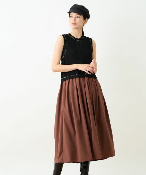 CARA O CRUZ / キャラ・オ・クルス ドレス | 【店頭人気】ドッキングワンピース | 詳細10