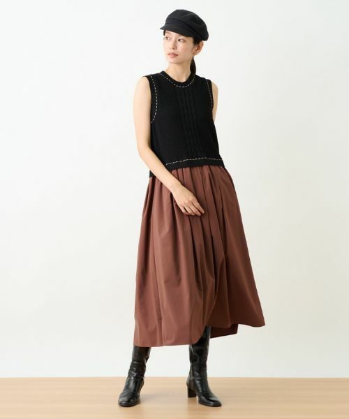 CARA O CRUZ / キャラ・オ・クルス ドレス | 【店頭人気】ドッキングワンピース | 詳細12