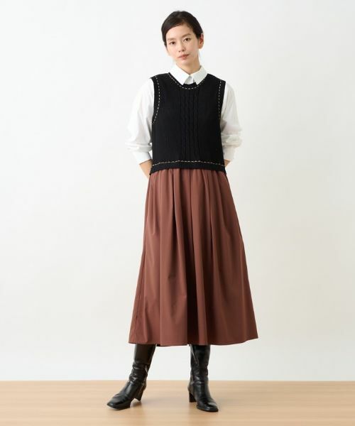 CARA O CRUZ / キャラ・オ・クルス ドレス | 【店頭人気】ドッキングワンピース | 詳細13