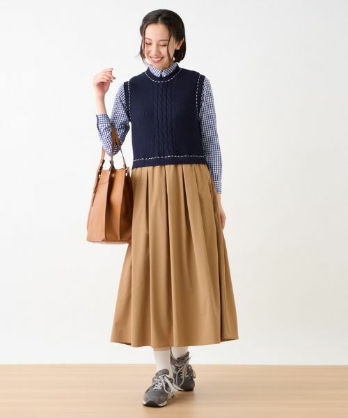 CARA O CRUZ / キャラ・オ・クルス ドレス | 【店頭人気】ドッキングワンピース | 詳細22