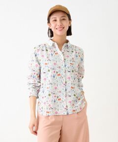 CARA O CRUZ / キャラ・オ・クルス シャツ・ブラウス | 【店頭人気】洗える 風景画シャツ