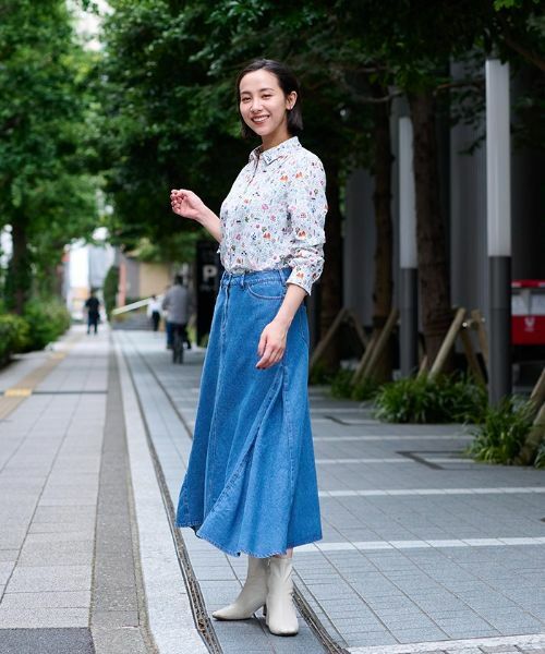 CARA O CRUZ / キャラ・オ・クルス シャツ・ブラウス | 【店頭人気】洗える 風景画シャツ | 詳細16