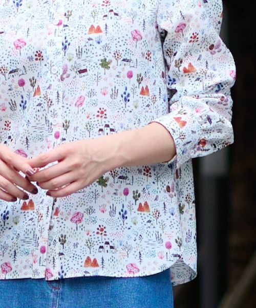 CARA O CRUZ / キャラ・オ・クルス シャツ・ブラウス | 【店頭人気】洗える 風景画シャツ | 詳細28