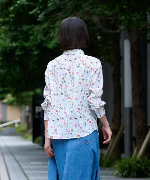 CARA O CRUZ / キャラ・オ・クルス シャツ・ブラウス | 【店頭人気】洗える 風景画シャツ | 詳細3