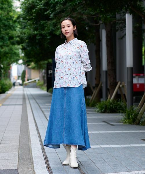 CARA O CRUZ / キャラ・オ・クルス シャツ・ブラウス | 【店頭人気】洗える 風景画シャツ | 詳細4