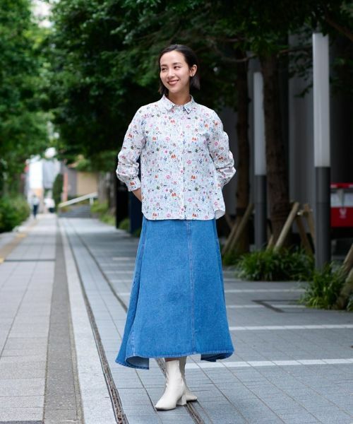 CARA O CRUZ / キャラ・オ・クルス シャツ・ブラウス | 【店頭人気】洗える 風景画シャツ | 詳細7