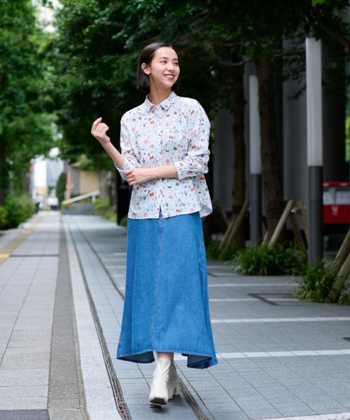 CARA O CRUZ / キャラ・オ・クルス シャツ・ブラウス | 【店頭人気】洗える 風景画シャツ | 詳細9