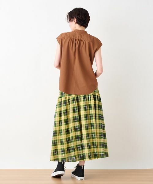 CARA O CRUZ / キャラ・オ・クルス ミニ・ひざ丈スカート | 洗える ウエストゴムのチェックスカート | 詳細16