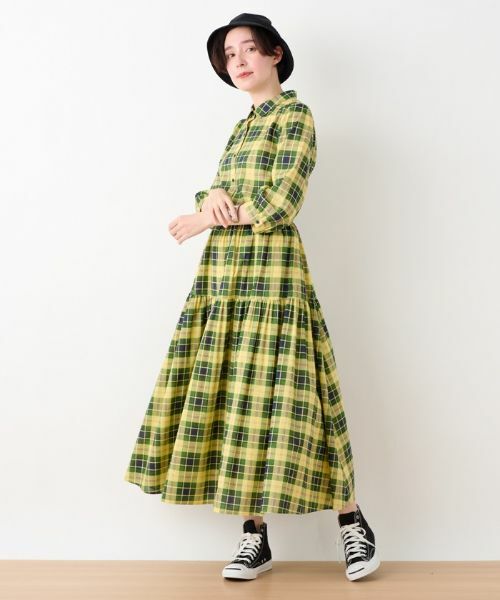 CARA O CRUZ / キャラ・オ・クルス ミニ・ひざ丈スカート | 洗える ウエストゴムのチェックスカート | 詳細9