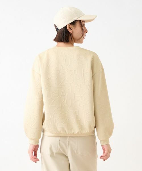 CARA O CRUZ / キャラ・オ・クルス スウェット | 洗える ロゴジャカードのプルオーバー | 詳細10