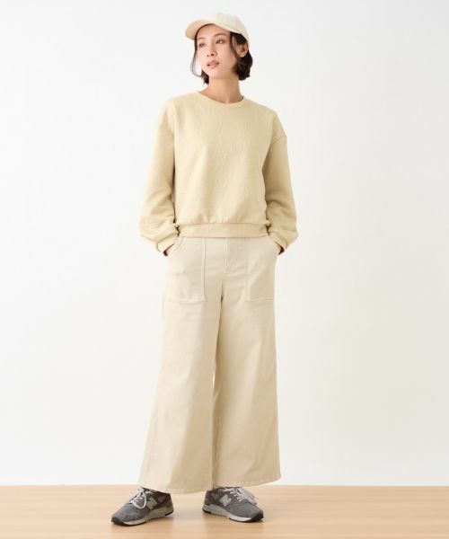 CARA O CRUZ / キャラ・オ・クルス スウェット | 洗える ロゴジャカードのプルオーバー | 詳細11