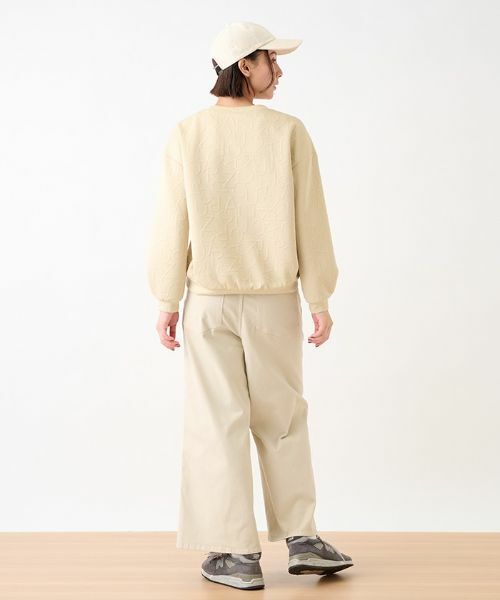 CARA O CRUZ / キャラ・オ・クルス スウェット | 洗える ロゴジャカードのプルオーバー | 詳細13