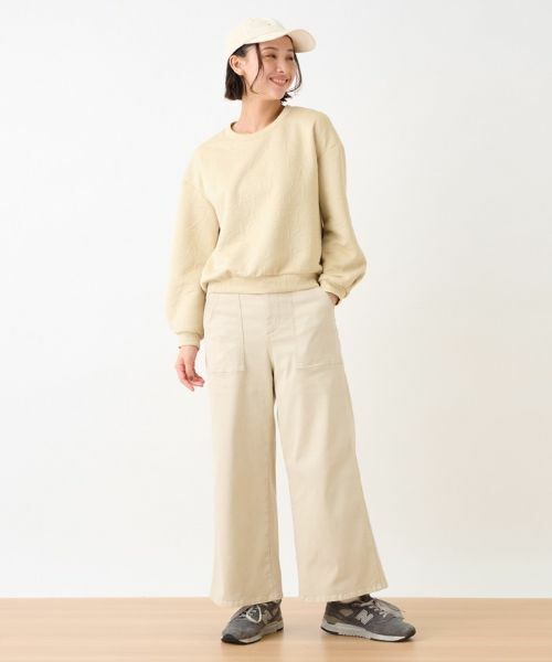 CARA O CRUZ / キャラ・オ・クルス スウェット | 洗える ロゴジャカードのプルオーバー | 詳細16