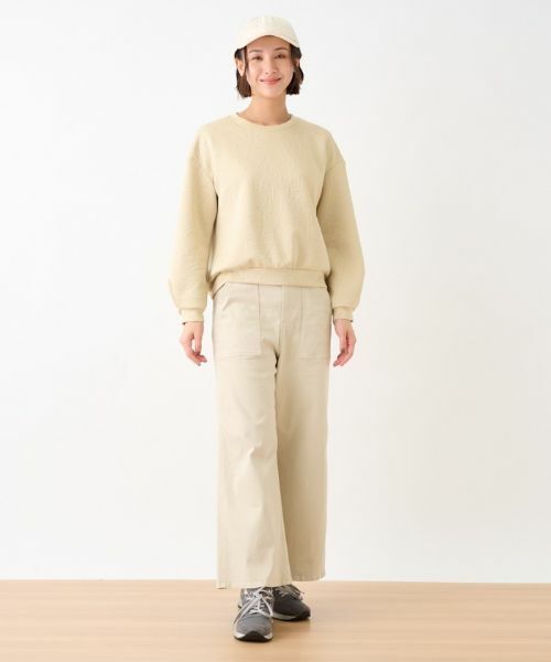 CARA O CRUZ / キャラ・オ・クルス スウェット | 洗える ロゴジャカードのプルオーバー | 詳細17