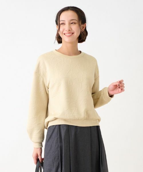 CARA O CRUZ / キャラ・オ・クルス スウェット | 洗える ロゴジャカードのプルオーバー | 詳細18