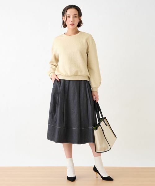 CARA O CRUZ / キャラ・オ・クルス スウェット | 洗える ロゴジャカードのプルオーバー | 詳細20