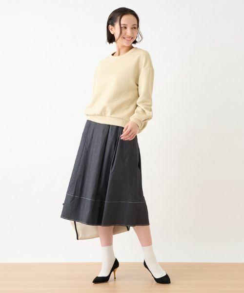 CARA O CRUZ / キャラ・オ・クルス スウェット | 洗える ロゴジャカードのプルオーバー | 詳細22