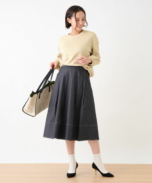 CARA O CRUZ / キャラ・オ・クルス スウェット | 洗える ロゴジャカードのプルオーバー | 詳細23