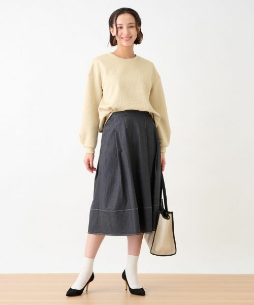 CARA O CRUZ / キャラ・オ・クルス スウェット | 洗える ロゴジャカードのプルオーバー | 詳細24