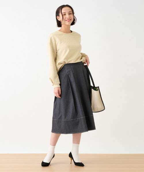 CARA O CRUZ / キャラ・オ・クルス スウェット | 洗える ロゴジャカードのプルオーバー | 詳細25