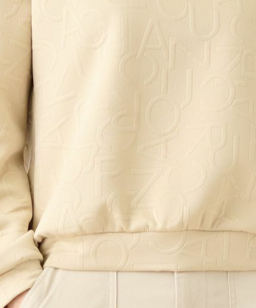 CARA O CRUZ / キャラ・オ・クルス スウェット | 洗える ロゴジャカードのプルオーバー | 詳細26