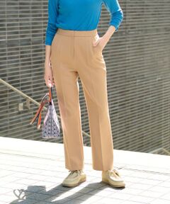 CARA O CRUZ / キャラ・オ・クルス その他パンツ | 【きれいめ】洗える ウエスト伸縮のびのびセンタープレスパンツ