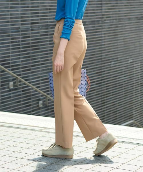 CARA O CRUZ / キャラ・オ・クルス その他パンツ | 【きれいめ】洗える ウエスト伸縮のびのびセンタープレスパンツ | 詳細14