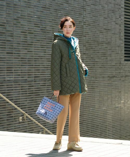 CARA O CRUZ / キャラ・オ・クルス その他パンツ | 【きれいめ】洗える ウエスト伸縮のびのびセンタープレスパンツ | 詳細18