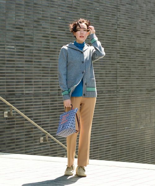 CARA O CRUZ / キャラ・オ・クルス その他パンツ | 【きれいめ】洗える ウエスト伸縮のびのびセンタープレスパンツ | 詳細20