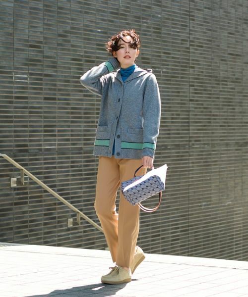 CARA O CRUZ / キャラ・オ・クルス その他パンツ | 【きれいめ】洗える ウエスト伸縮のびのびセンタープレスパンツ | 詳細21