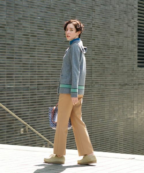 CARA O CRUZ / キャラ・オ・クルス その他パンツ | 【きれいめ】洗える ウエスト伸縮のびのびセンタープレスパンツ | 詳細23