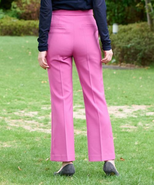 CARA O CRUZ / キャラ・オ・クルス その他パンツ | 【きれいめ】洗える ウエスト伸縮のびのびセンタープレスパンツ | 詳細29