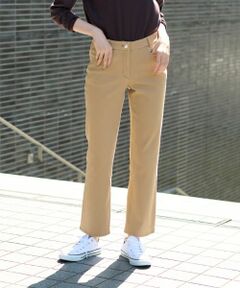 CARA O CRUZ / キャラ・オ・クルス その他パンツ | 洗える ウエスト伸縮カジュアルパンツ