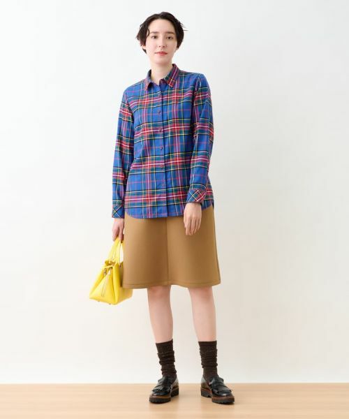 CARA O CRUZ / キャラ・オ・クルス ミニ・ひざ丈スカート | 洗える ウエスト伸縮ダンボールニットのタイトスカート | 詳細26