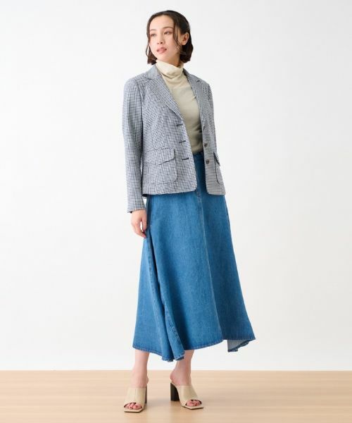 CARA O CRUZ / キャラ・オ・クルス テーラードジャケット | 【大人の定番】のびのびジャージのチェックのテーラードジャケット【MANTECO】 | 詳細11