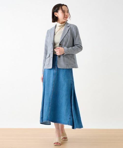 CARA O CRUZ / キャラ・オ・クルス テーラードジャケット | 【大人の定番】のびのびジャージのチェックのテーラードジャケット【MANTECO】 | 詳細13